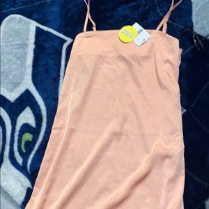 Peach mini dress